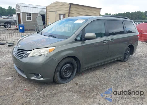 2012 Toyota Sienna Xle V6 8 Passenger из США, поврежденный, VIN 5TDYK3DC2CS224181